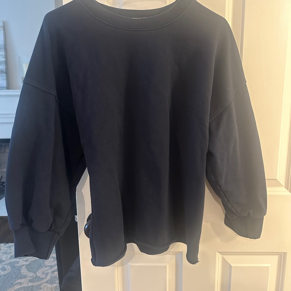 perfectwhitetee Navy Sweatshirt